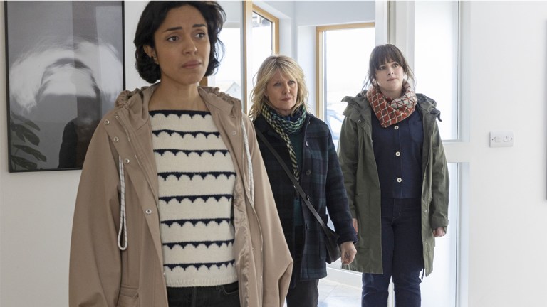 Calder and Tosh from Shetland with newcomer to the Isles Ms Jakobson in series 9