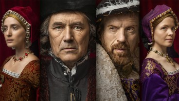 Lillit Lesser, Mark Rylance, Damian Lewis and Kate Phillips in Wolf Hall: The Mirror and the Light
