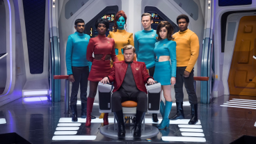 The crew of the U.S.S. Callister from Black Mirror