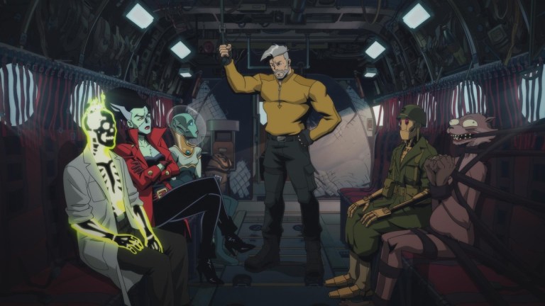 Dr. Phosphorus, The Bride, Nina Mazursky, Rick Flag Sr., GI Robot, Weasel in DC's Creature Commandos