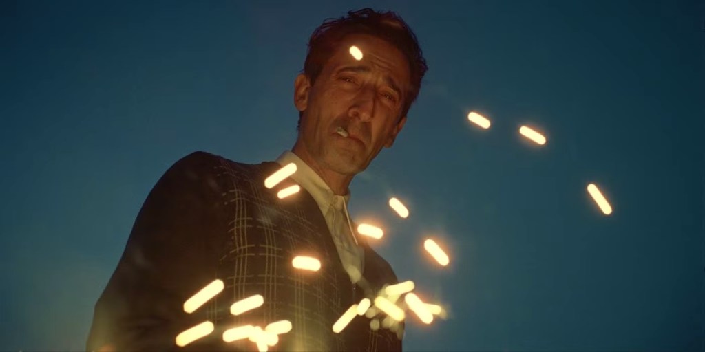 Adrien Brody in The Brutalist
