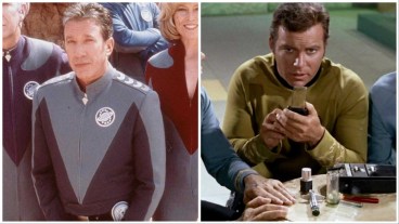 Tim Allen in Galaxy Quest vs William Shatner in Star Trek