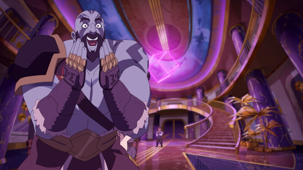 Grog (Travis Willingham) in The Legend of Vox Machina season 3.