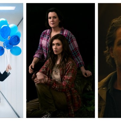Mark (Adam Scott) from Severance, Shauna (Melanie Lynskey and Sophie Nélisse) from Yellowjackets, and Joel (Pedro Pascal) from the Last of Us