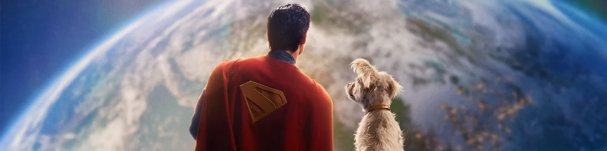 Superman and dog