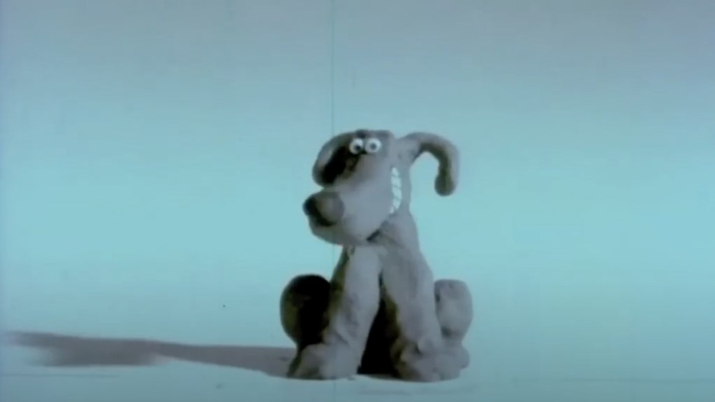Gromit from the original Nick Park screen test 1980s screengrab