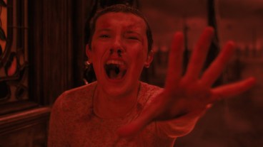 STRANGER THINGS. Millie Bobby Brown as Eleven in STRANGER THINGS.