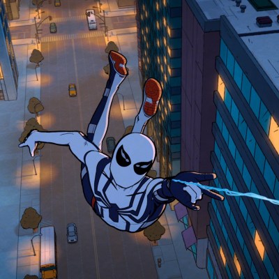 marvel - What Spider-Man suits or variants appear in the intro of Your Friendly Neighborhood Spider-Man? - Science Fiction & Fantasy Stack Exchange