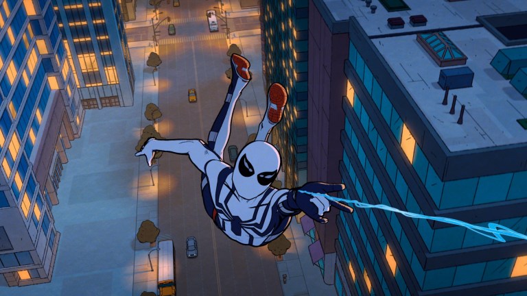 Peter Parker/Spider-Man (Hudson Thames) in Marvel Animation's YOUR FRIENDLY NEIGHBORHOOD SPIDER-MAN, exclusively on Disney+.