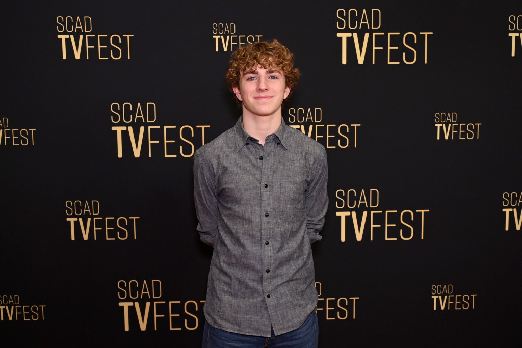 ATLANTA, GEORGIA - FEBRUARY 07: Walker Scobell attends &ldquo;Percy Jackson And The Olympians&rdquo; during the 13th SCAD TVfest on February 07, 2025 in Atlanta, Georgia. (Photo by Bryan Bedder/Getty Images)