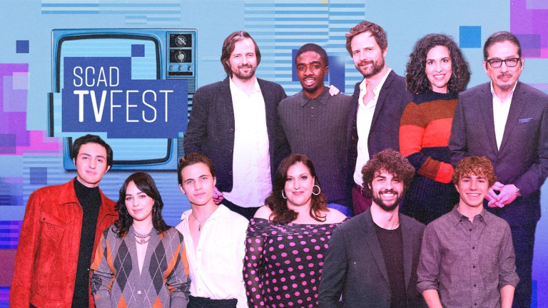 A collection of TV creators and stars seen at SCAD TVfest 2025.