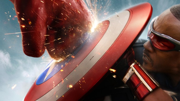 Red hulk and shield in Captain America 4