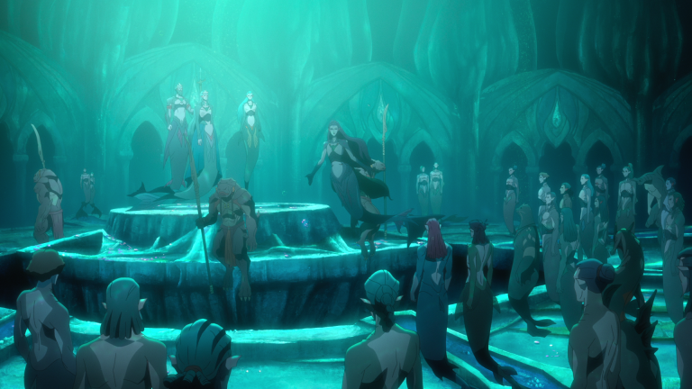 The merfolk assemble in The Witcher: Sirens of the Deep