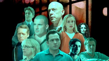 A montage of characters from prison TV dramas