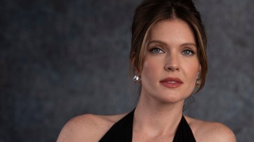 Meghann Fahy at Den of Geek's SXSW studio