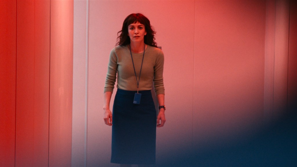 Helly R (Britt Lower) in the Severance season 2 finale.