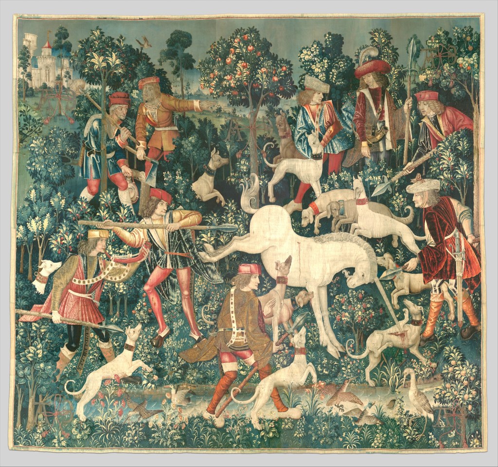 Unicorn Tapestries 4 Unicorn Defends Itself