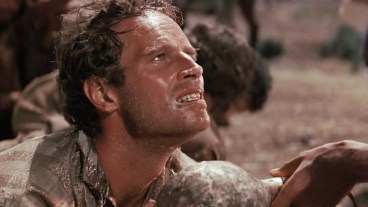 Charlton Heston and Jesus in Ben-Hur