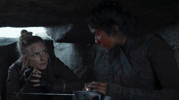 Vel Sartha (Faye Marsay) and Cinta Kaz (Varada Sethu) in Lucasfilm's ANDOR