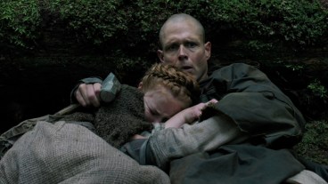Makena Whitlock and Michael Abbott Jr. as Seraphites in The Last of Us season 2.