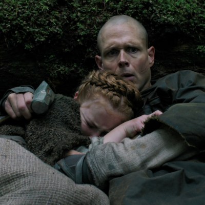 Makena Whitlock and Michael Abbott Jr. as Seraphites in The Last of Us season 2.