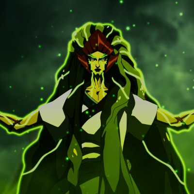 Blood of Zeus: Season 3. Jean Gilpin as Gaia in Blood of Zeus: Season 3. Cr. NETFLIX © 2025