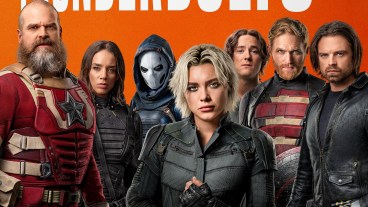 David Harbour and Florence Pugh in Thunderbolts Wheaties Box