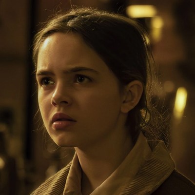 A young girl wearing an aviator jacket in Star Wars: Skeleton Crew on Disney+
