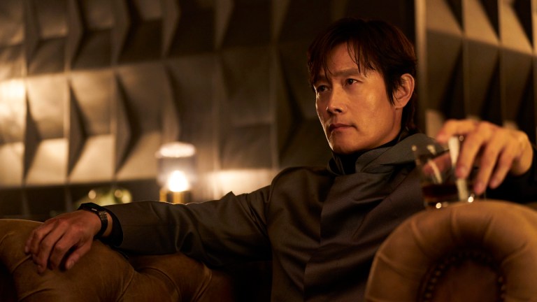 Squid Game S3 Lee Byung-hun as Frontman in Squid Game S3