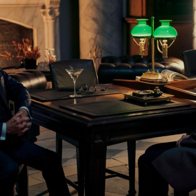 Ian McShane and Ana De Armas in Ballerina