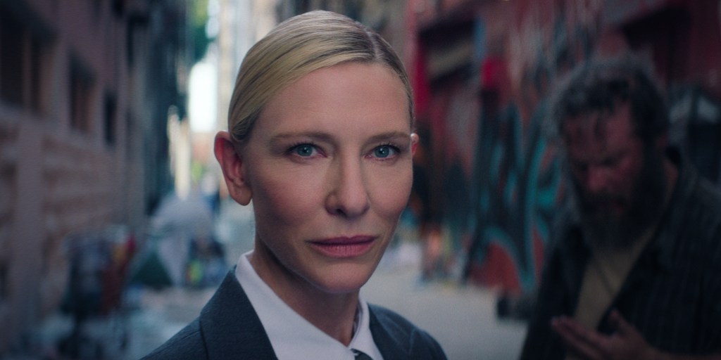 Squid Games. Cate Blanchett in episode 306 of Squid Game. Cr. Courtesy of Netflix © 2025