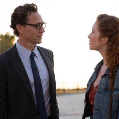Tom Hiddleston sad in Chuck