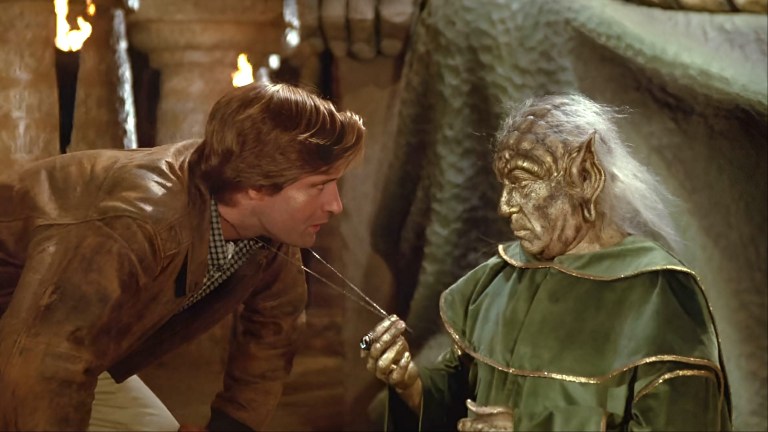 Yogurt and Bill Pullman in Spaceballs