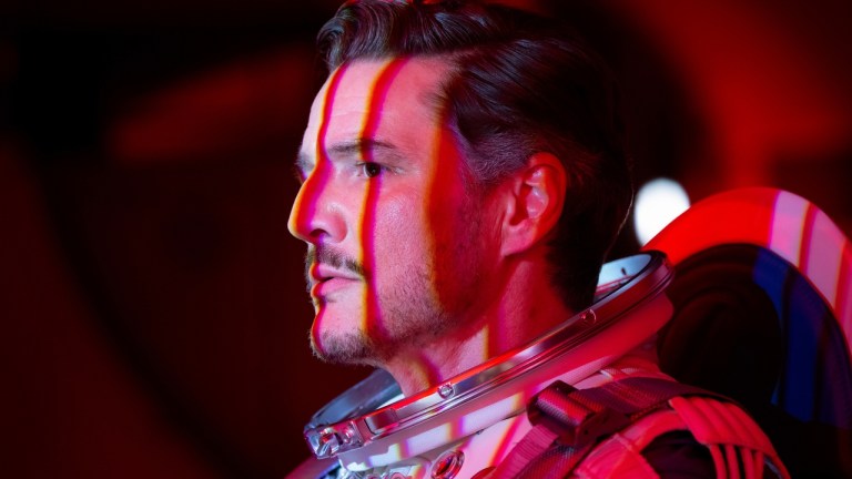 Pedro Pascal as Reed Richards/Mister Fantastic in 20th Century Studios/Marvel Studios' THE FANTASTIC FOUR: FIRST STEPS. Photo by Jay Maidment. © 2025 20th Century Studios / © and ™ 2025 MARVEL.