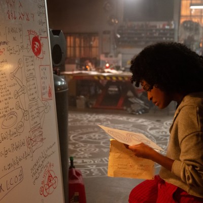 Ironheart/Riri Williams (Dominique Thorne) in Marvel Television's IRONHEART, exclusively on Disney+. Photo by Jalen Marlowe. © 2025 MARVEL. All Rights Reserved.