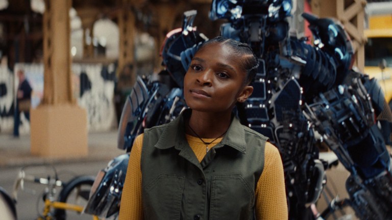 Riri Williams/Ironheart (Dominique Thorne) in Marvel Television's IRONHEART. Photo courtesy of Marvel. © 2025 Marvel. All Rights Reserved.