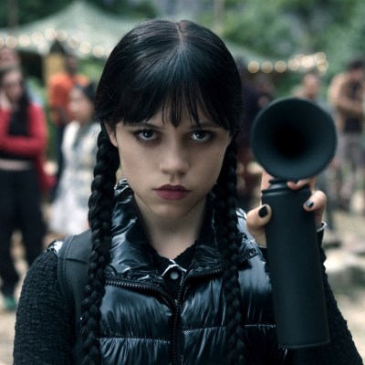 Wednesday. Jenna Ortega as Wednesday Addams in episode 203 of Wednesday. Cr. Courtesy of Netflix © 2025