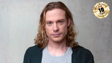Sam Reid photographed in the Den of Geek SDCC studio.