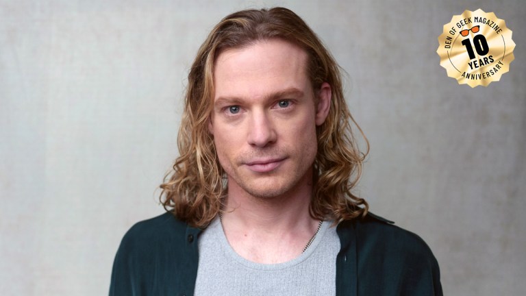 Sam Reid photographed in the Den of Geek SDCC studio.