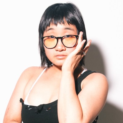 Yaeji photographed in Den of Geek Studio at San Diego Comic-Con 2025.