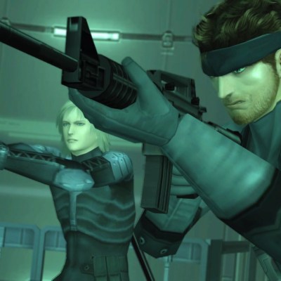 Raiden and Snake take aim in Metal Gear Solid 2