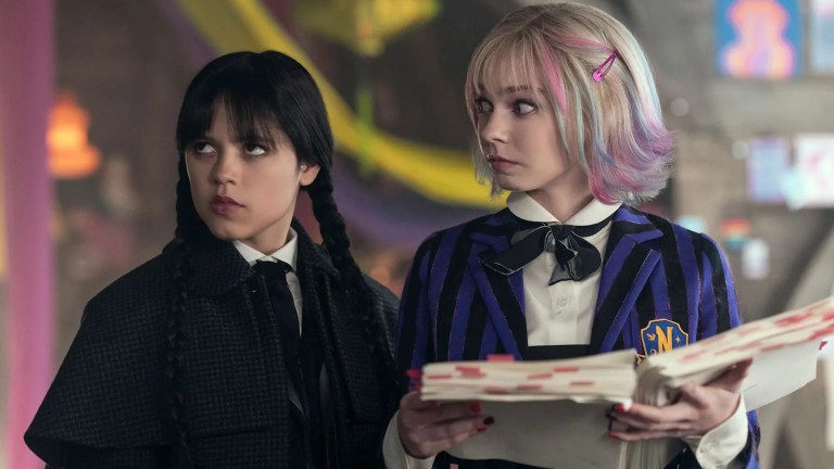 Wednesday and Enid in Season 2