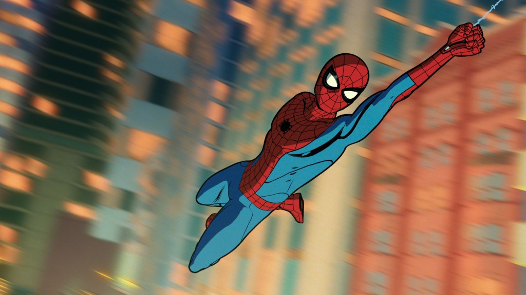 Peter Parker/Spider-Man (Hudson Thames) in Marvel Animation's YOUR FRIENDLY NEIGHBORHOOD SPIDER-MAN, exclusively on Disney+. Photo courtesy of Marvel Animation. © 2025 MARVEL. All Rights Reserved.