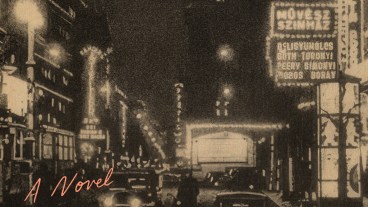 The cover of Thomas Pynchon's novel Shadow Ticket, which features a sepia-toned photo of 1930s Chicago.