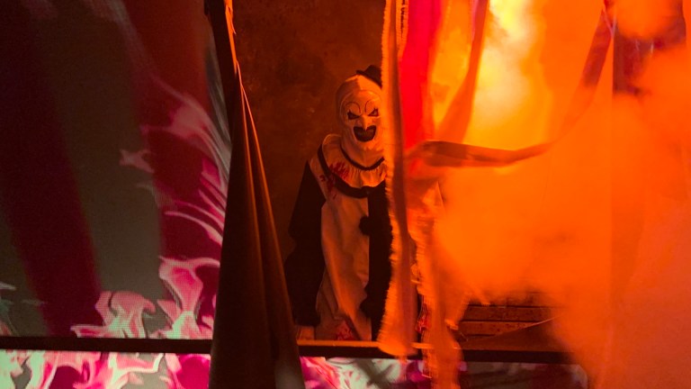 Art the Clown in the Terrifier House at Hollywood Horror Nights Universal Orlando