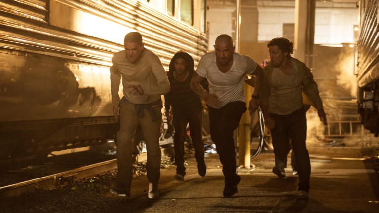 PRISON BREAK: Wentworth Miller and Dominic Purcell in PRISON BREAK premiering on FOX. (Photo by FOX Image Collection via Getty Images)