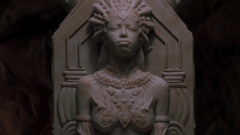 A statue of Akasha in Queen of the Damned.