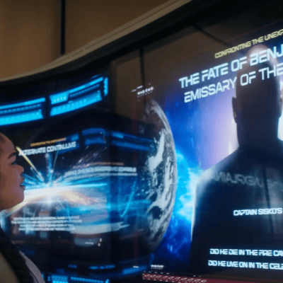 Star Trek, Deep Space Nine, mattone di latino pressato in oro