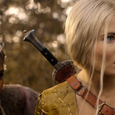 Freya Allan and Christelle Elwin in The Witcher Season 4