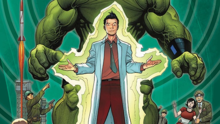The cover of an Amadeus Cho Marvel comic.